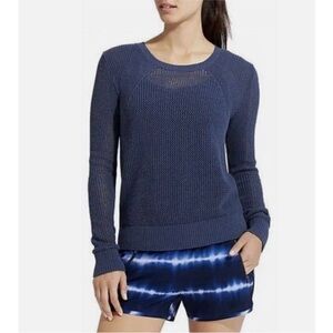 Athleta Mesh Pullover Sweater